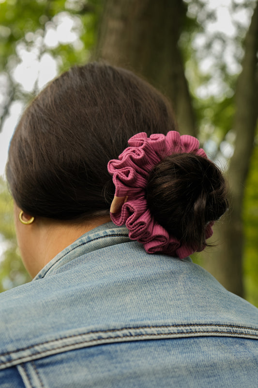 Raspberry Ribbed Knit Classic