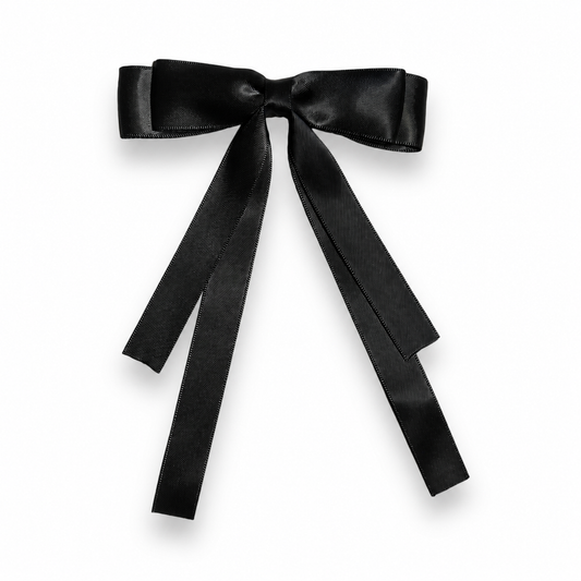 Black Ribbon Bow