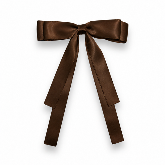 Espresso Ribbon Bow