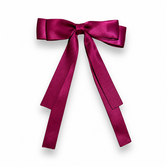 Raspberry Ribbon Bow