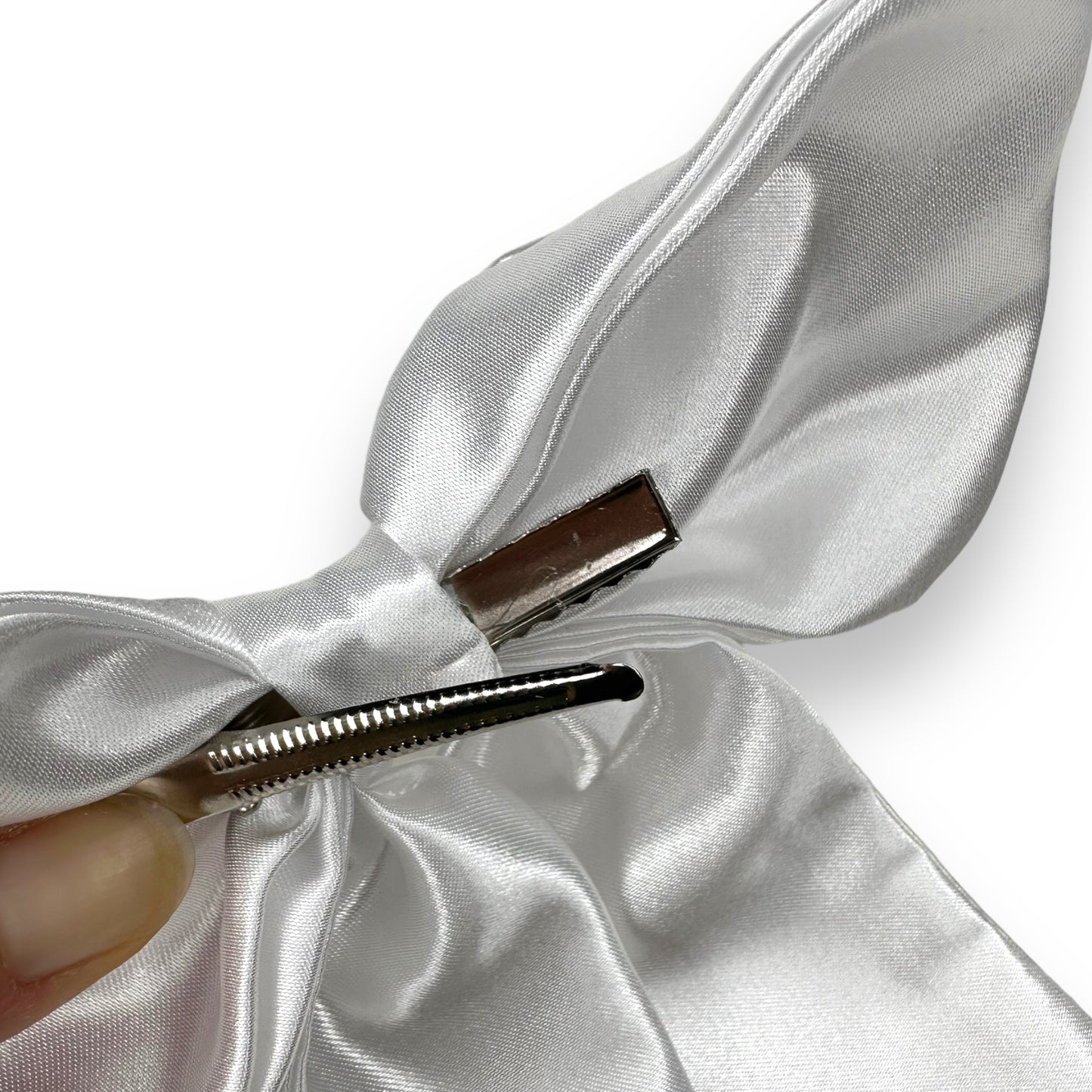 White Double Bow